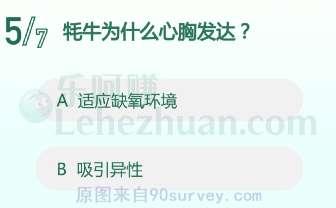 牦牛为什么心胸发达?
