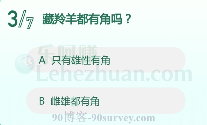 藏羚羊都有角吗?