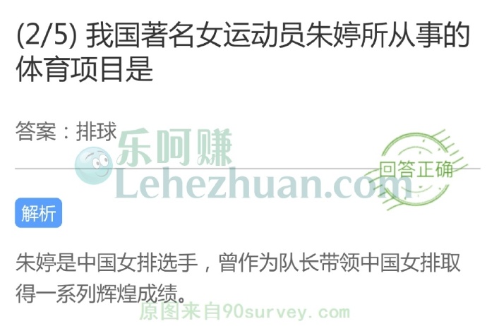我国著名女运动员朱婷所从事的体育项目是?