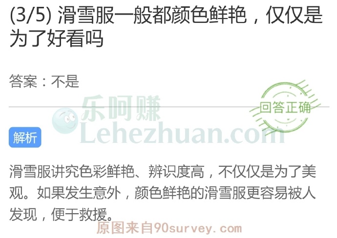 滑雪服一般都颜色鲜艳,仅仅是为了好看吗?