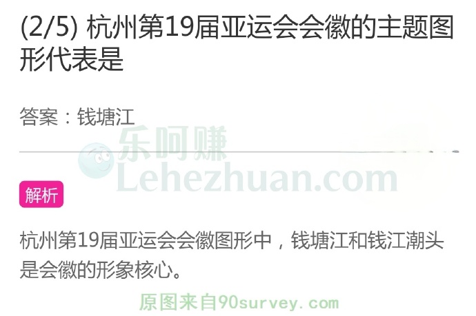 杭州第19届亚运会会徽的主题图形代表是?