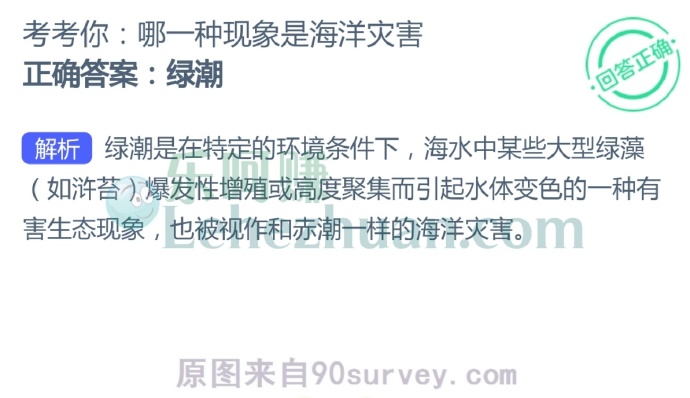 哪一种现象是海洋灾害?