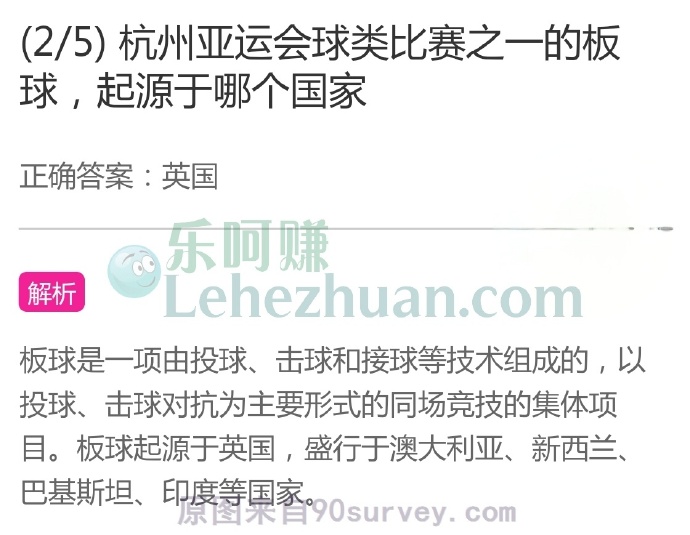 杭州亚运会球类比赛之一的板球,起源于哪个国家?
