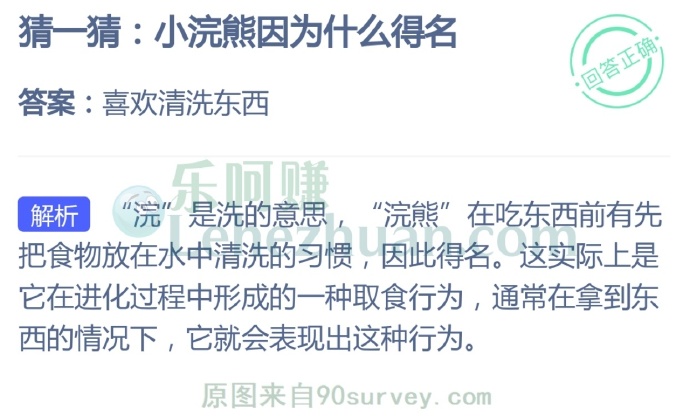 小浣熊因为什么得名?
