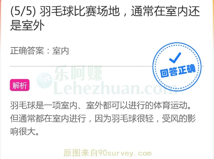 羽毛球比赛场地,通常在室内还是室外?