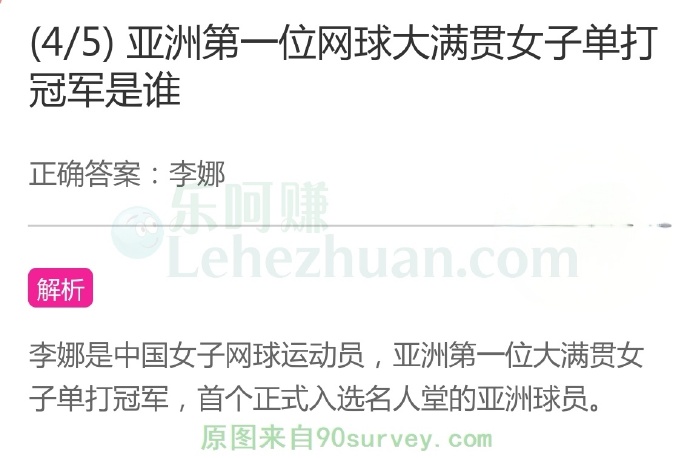 亚洲第一位网球大满贯女子单打冠军是谁?