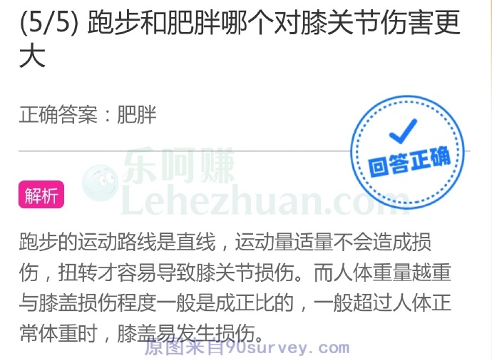 跑步和肥胖哪个对膝关节伤害更大?