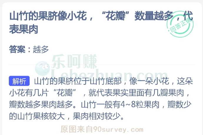 山竹的果脐像小花,“花瓣”数量越多,代表果肉?