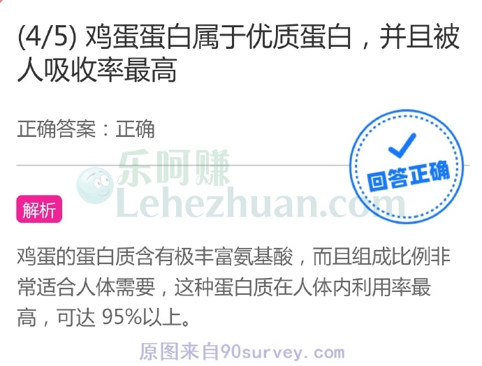 鸡蛋蛋白属于优质蛋白,并且被人吸收率最高?