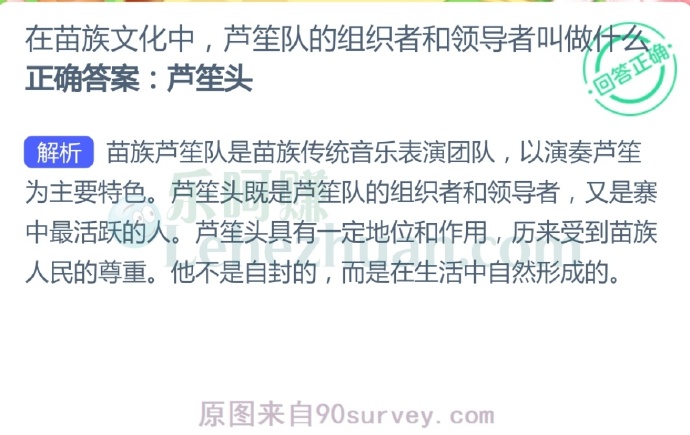 在苗族文化中,芦笙队的组织者和领导者叫做什么?