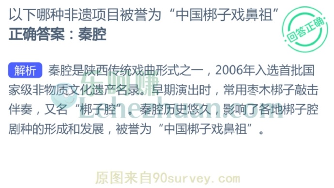 以下哪种非遗项目被誉为“中国梆子戏鼻祖”?