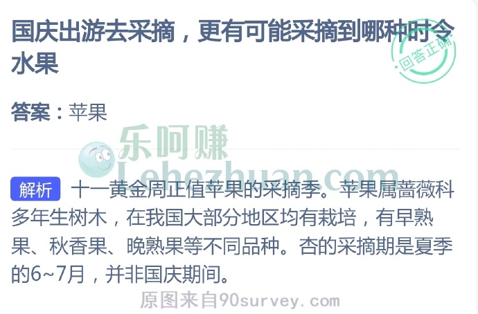 国庆出游去采摘,更有可能采摘到哪种时令水果?