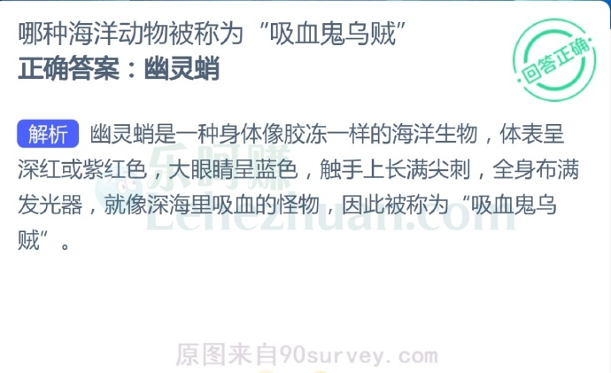 哪种海洋动物被称为“吸血鬼乌贼”?