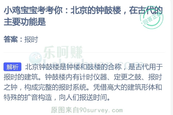 北京的钟鼓楼在古代的主要功能是?
