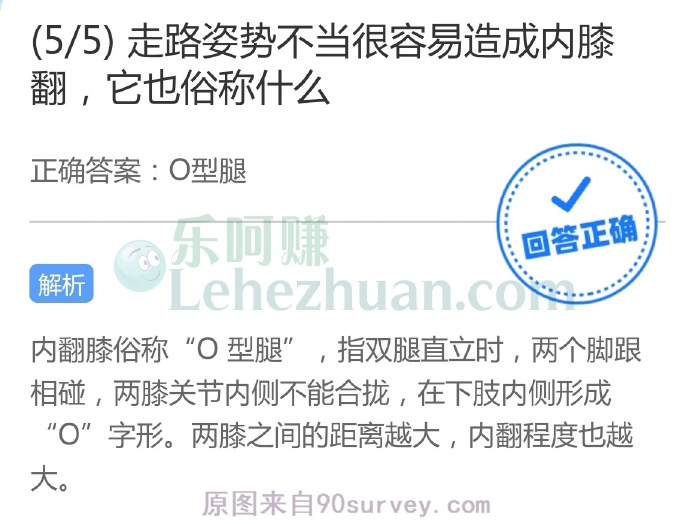 走路姿势不当很容易造成内膝翻,它也俗称什么?