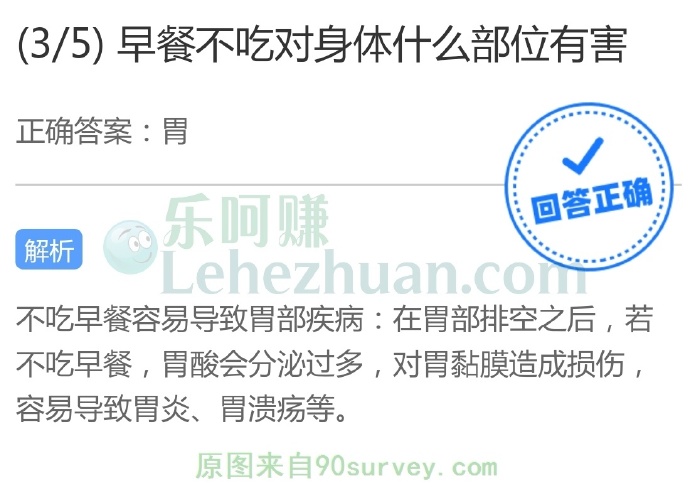 早餐不吃对身体什么部位有害?