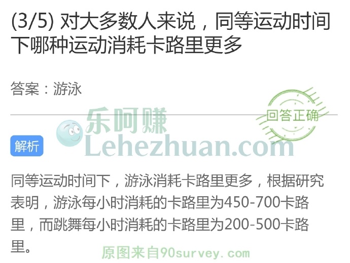 对大多数人来说,同等运动时间下哪种运动消耗卡路里更多?