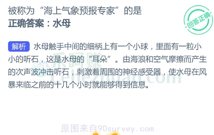 被称为“海上气象预报专家”的是?