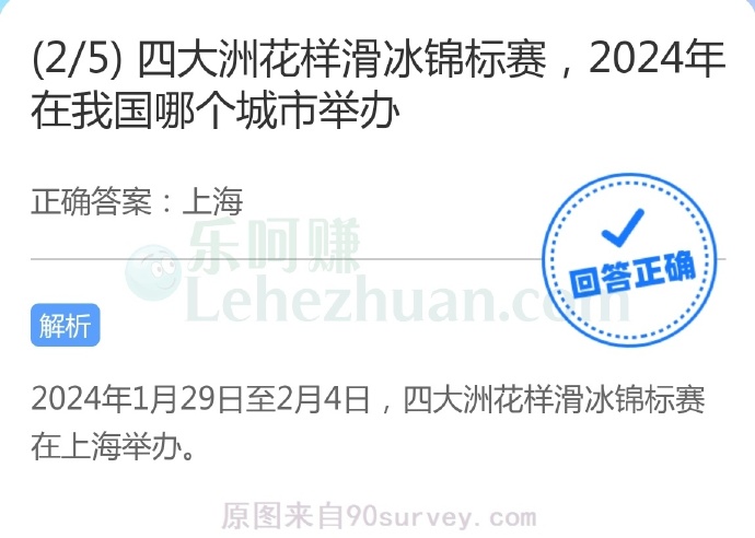 2024年四大洲花样滑冰锦标赛将在我国哪个城市举办?
