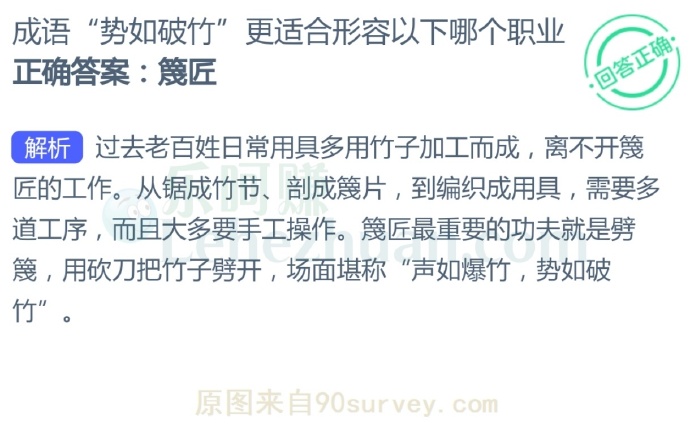 成语"势如破竹"更适合形容以下哪个职业?