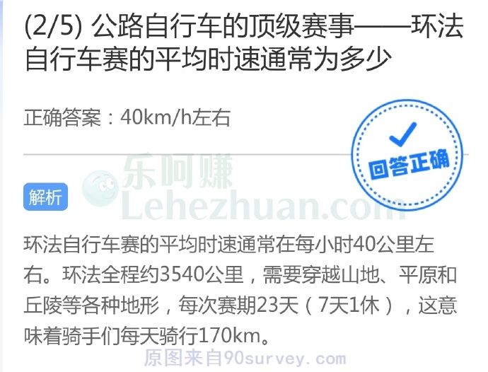 公路自行车的顶级赛事环法自行车赛的平均时速通常为多少?