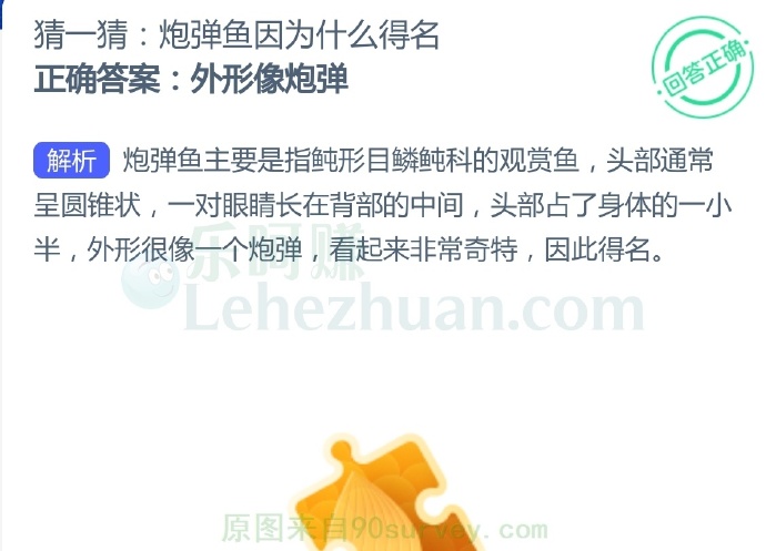 炮弹鱼因为什么得名?