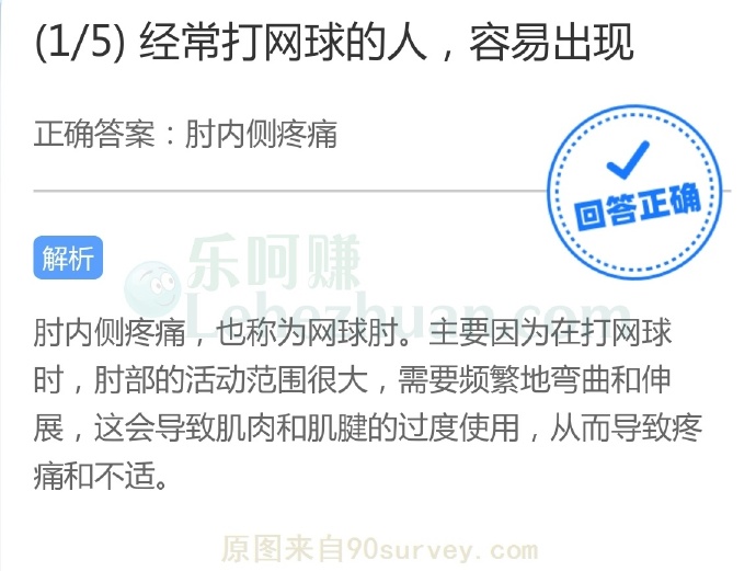 经常打网球的人容易出现?