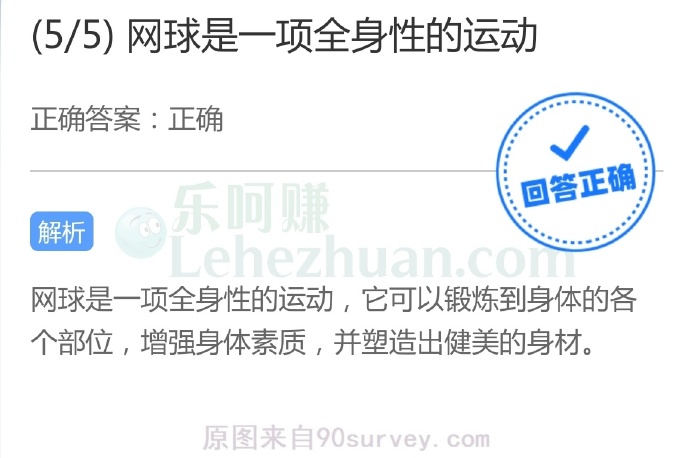 网球是一项全身性的运动