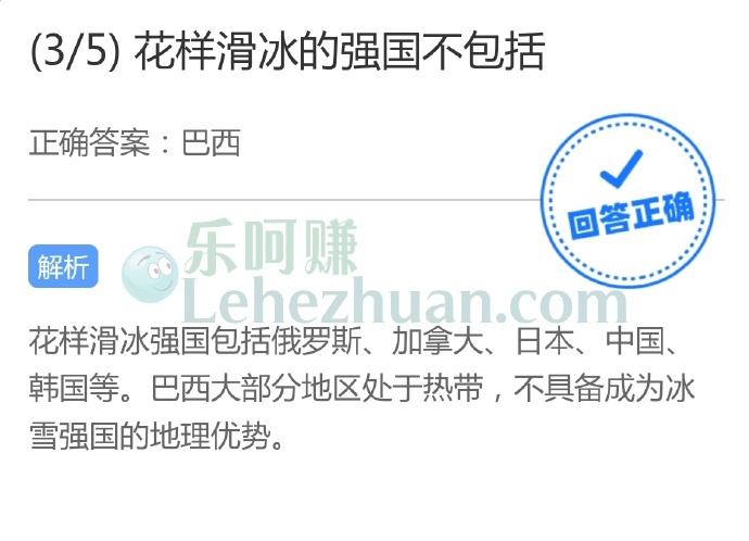 花样滑冰的强国不包括?