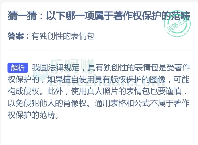 以下哪一项属于著作权保护的范畴?