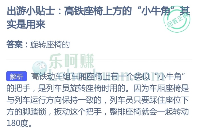 出游小贴士,高铁座椅上方的“小牛角”其实是用来?