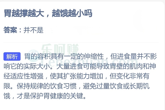 胃越撑越大,越饿越小吗?