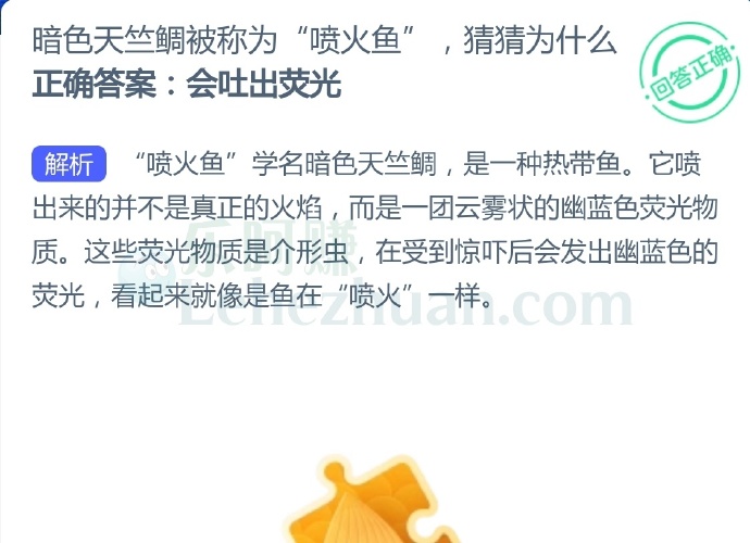 暗色天竺鲷被称为“喷火鱼”,猜猜为什么?