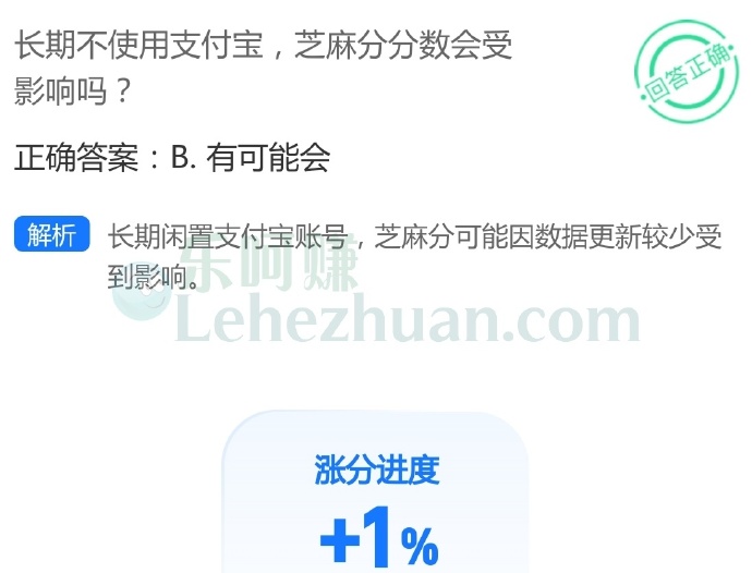 长期不使用支付宝,芝麻分分数会受影响吗?