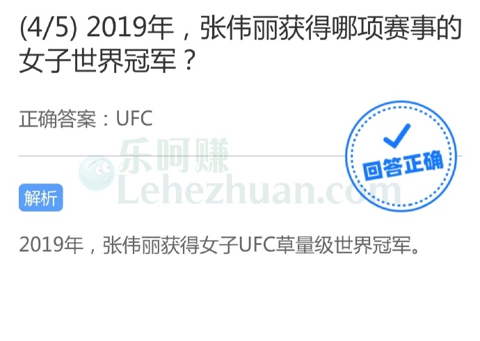 2019年,张伟丽获得哪项赛事的女子世界冠军?