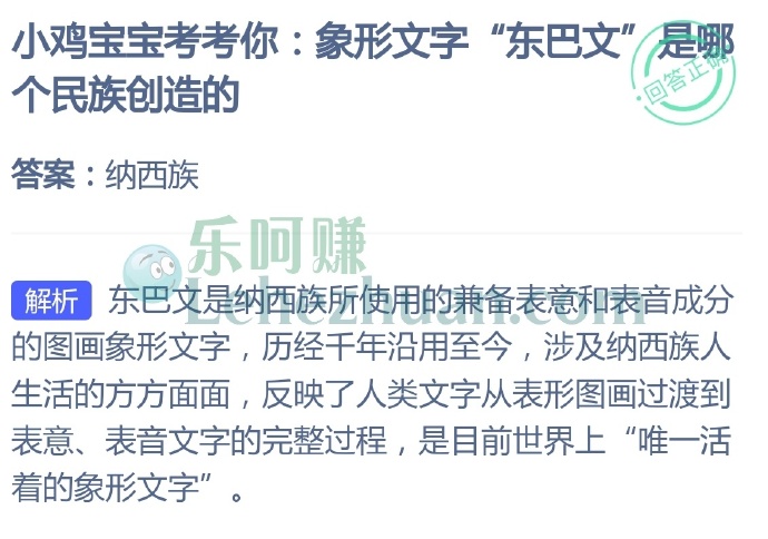 象形文字“东巴文”是哪个民族创造的?