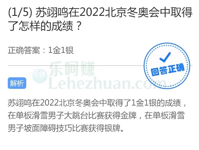 苏翊鸣在2022北京冬奥会中取得了怎样的成绩?