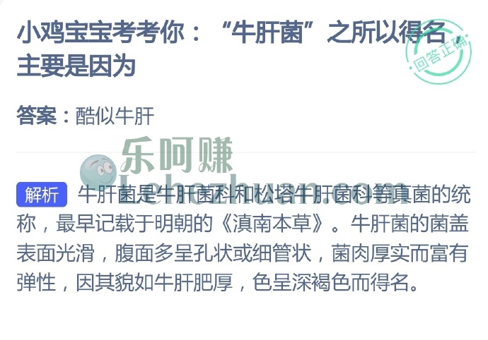 牛肝菌之所以得名主要是因为?