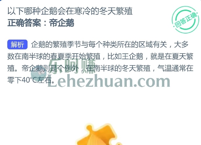 以下哪种企鹅会在寒冷的冬天繁殖?