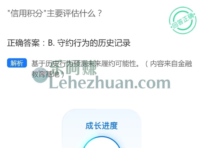 信用积分主要评估什么?