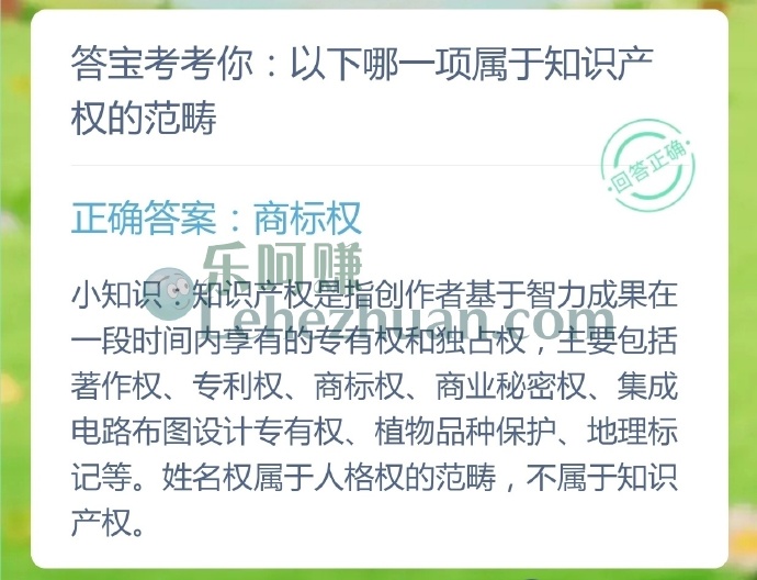 以下哪一项属于知识产权的范畴?