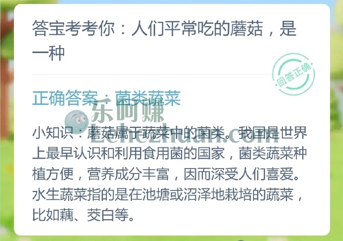 人们平常吃的蘑菇是一种?
