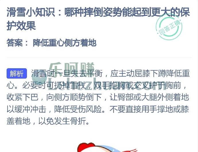 滑雪小知识,哪种摔倒姿势能起到更大的保护效果?