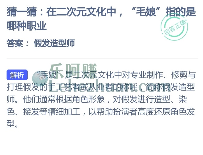 在二次元文化中,毛娘指的是哪种职业?