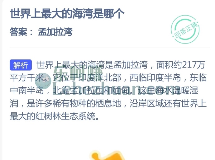 世界上最大的海湾是哪个?