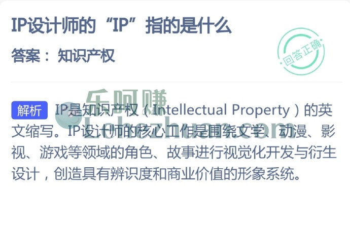 IP设计师的IP指的是什么?
